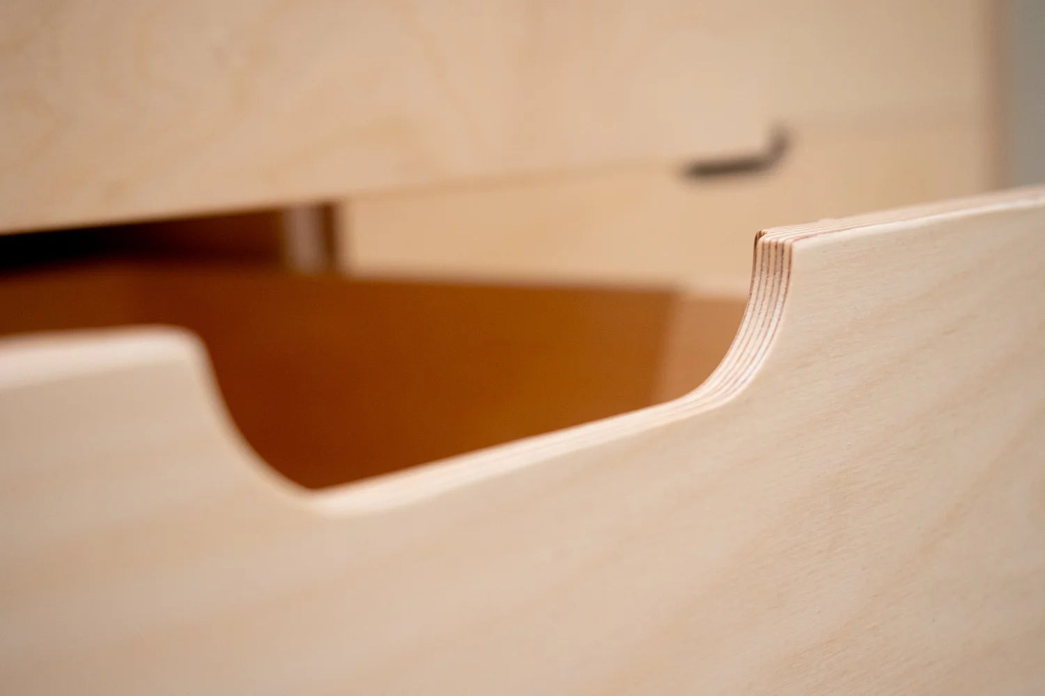 

Close-up material detail of birch multiplex
